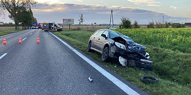 Śmiertelny wypadek pod Inowrocławiem. Auto zderzyło się-12879