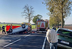 Wypadek na DK 15. Kierowca był reanimowany [ZDJĘCIA]-12930