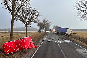 Śmiertelny wypadek na DK 15. Zginął 41-latek
