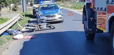 Tragiczny wypadek w Ściborzu. Zginął motorowerzysta