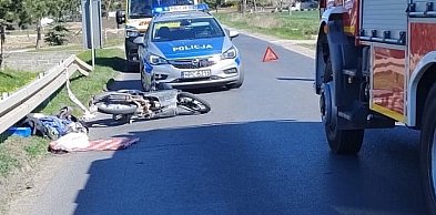 Tragiczny wypadek w Ściborzu. Zginął motorowerzysta