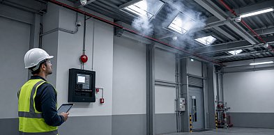 Automatyka pożarowa w zakładach pracy – rola SSP i skutecznego oddymiania