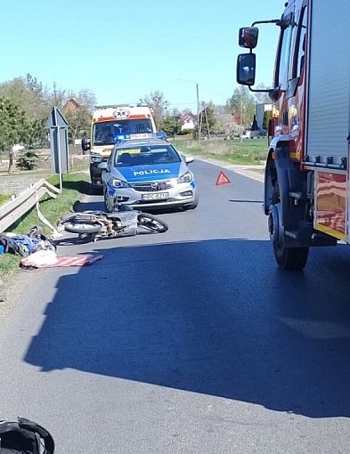 Tragiczny wypadek w Ściborzu. Zginął motorowerzysta
